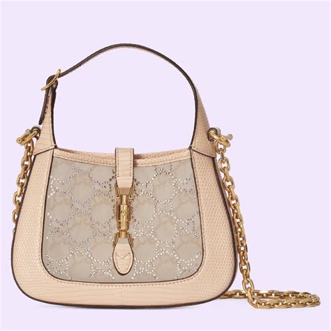 gucci jackie lizard bag|Gucci jackie bag.